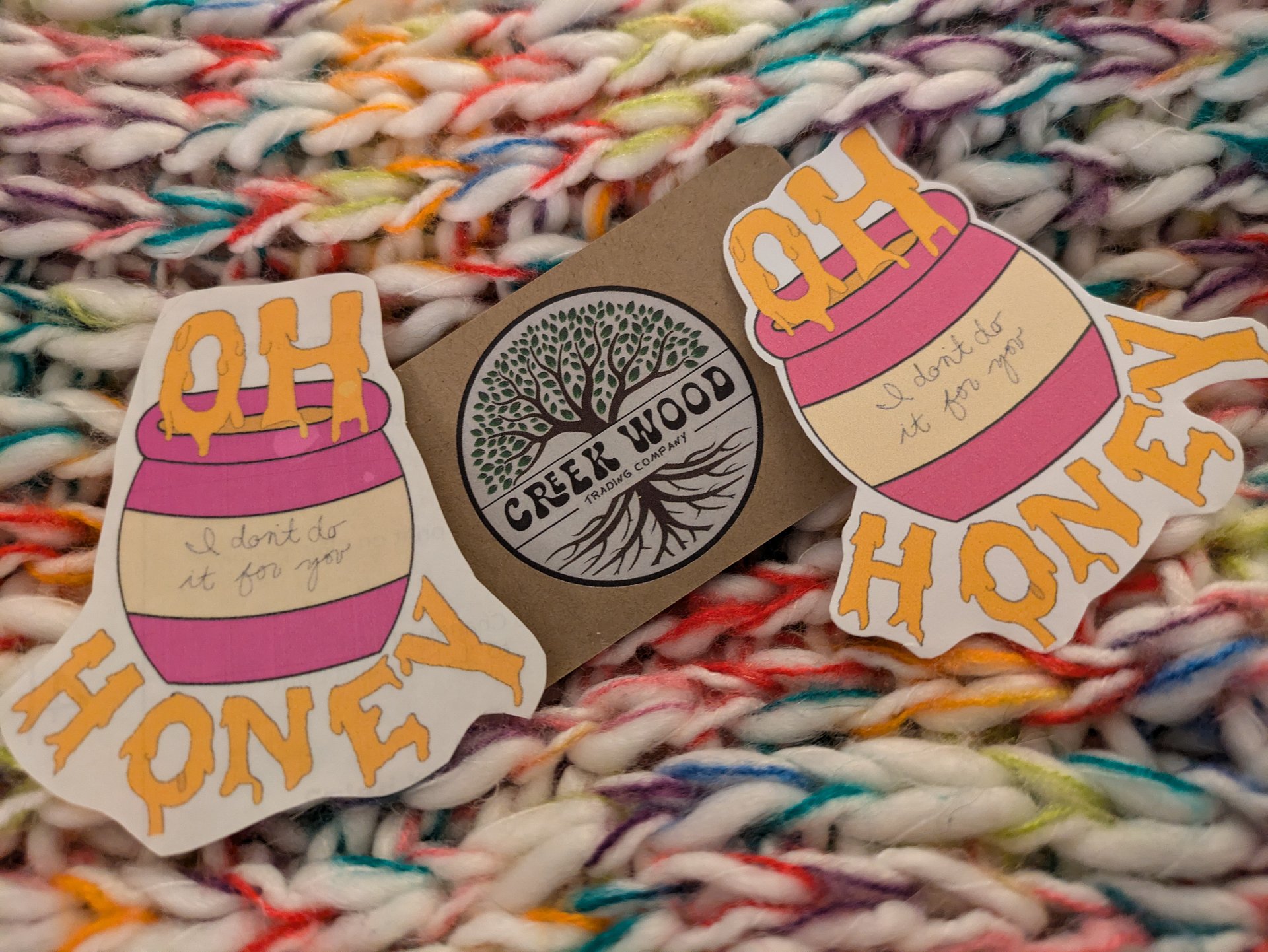 Oh Hunni Sticker Pack LG 2Pc product image (1)