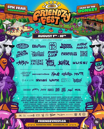Throwin down some bangers @friendzyfest_mf this year! 🔥🙌🏻🎶 See you there! #friendzyfest