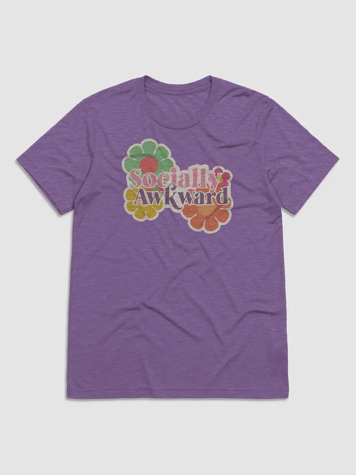Socially Awkward Unisex Tri-Blend T-Shirt product image (2)
