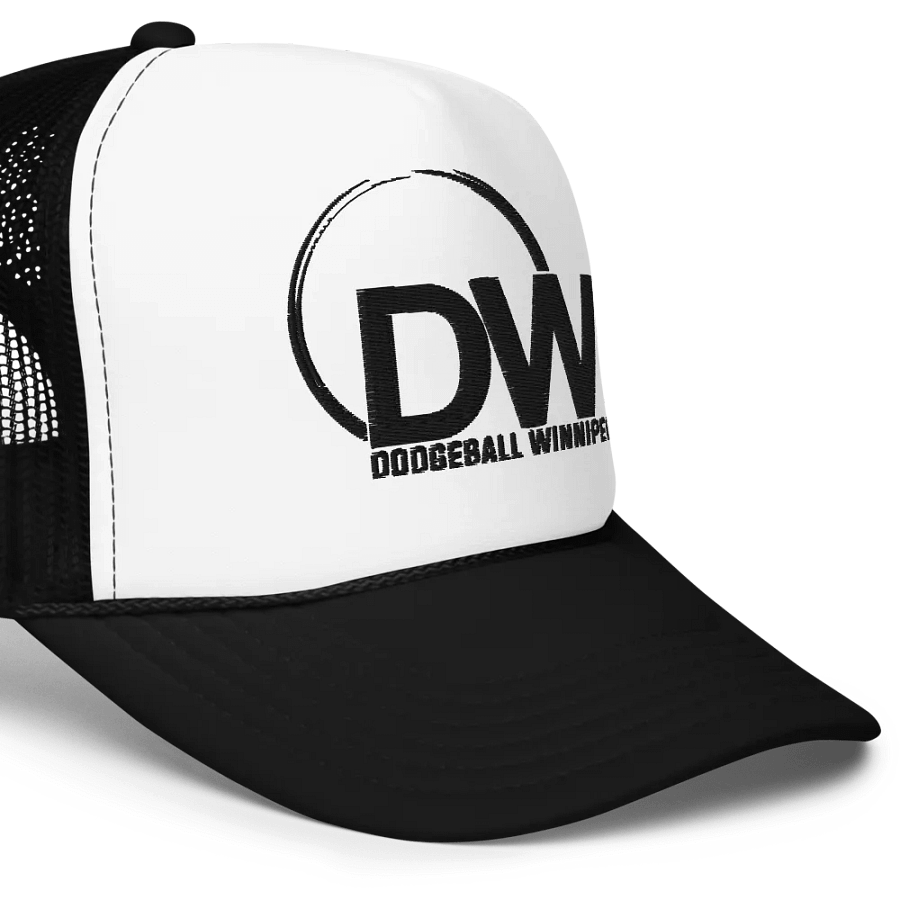 Dodgeball Winnipeg Foam Trucker Hat (Dark) product image (33)