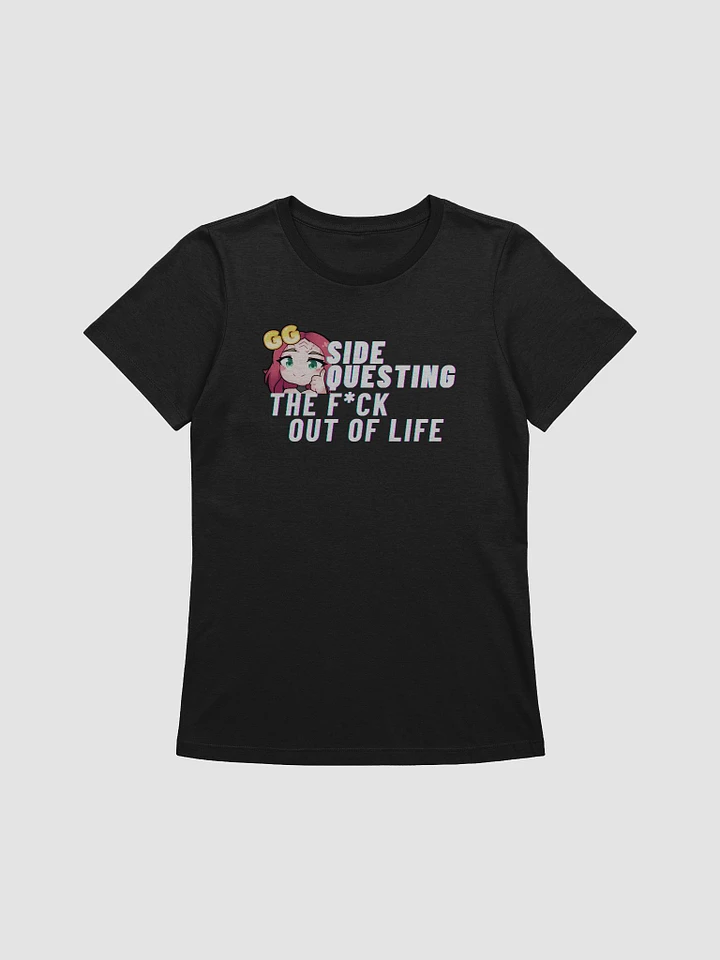 Pop Warrior Side Quest (White Text) Women's Fit Shirt product image (1)