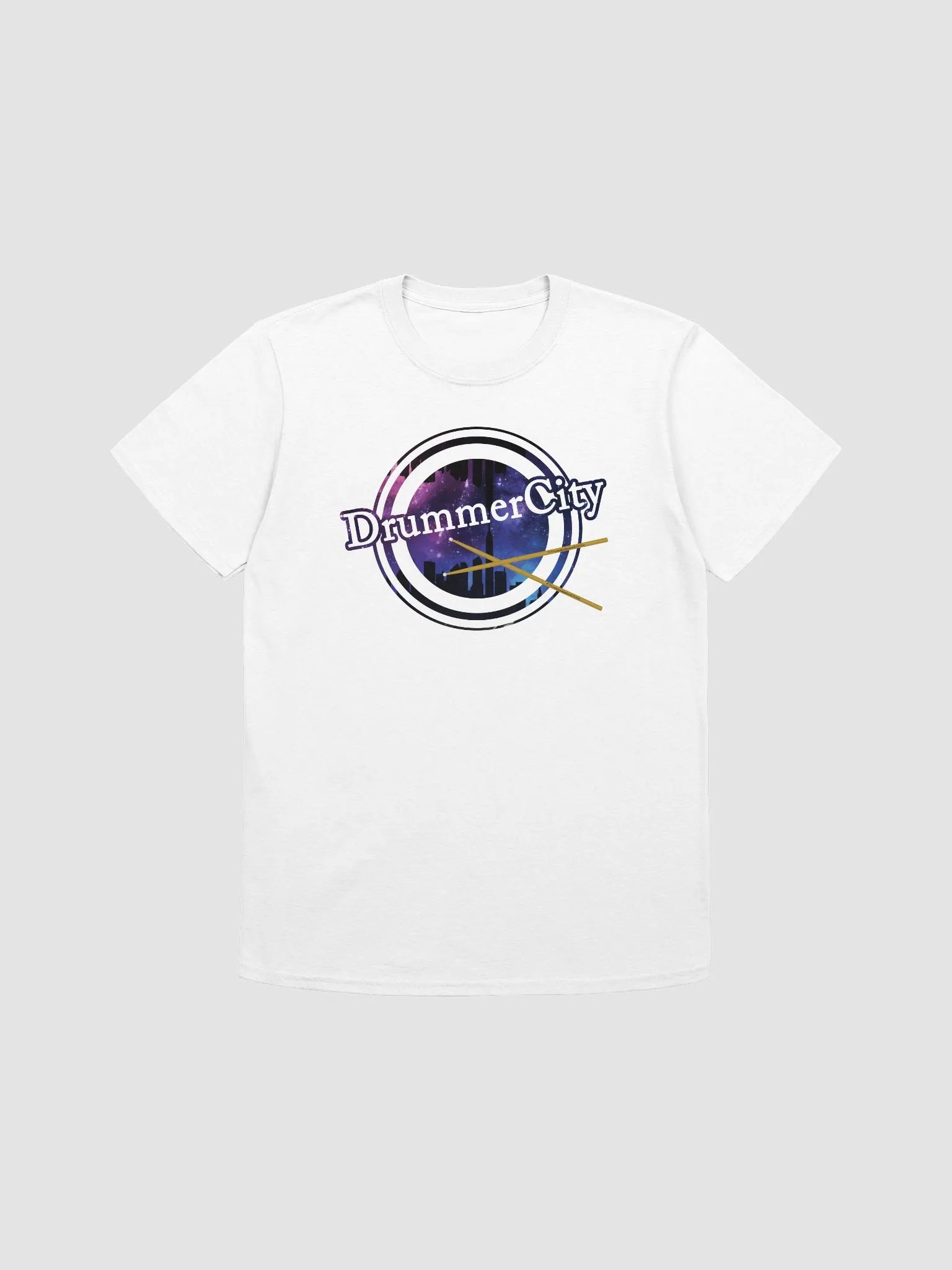 Drummercity tee, DAY OR NIGHT DRUMMING. product image (3)