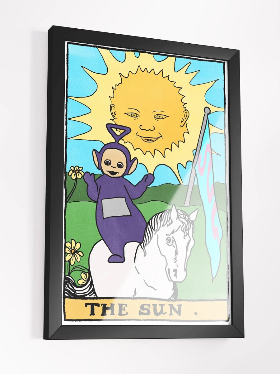 Teletubbies Sun Tarot Card Framed Print product image (3)