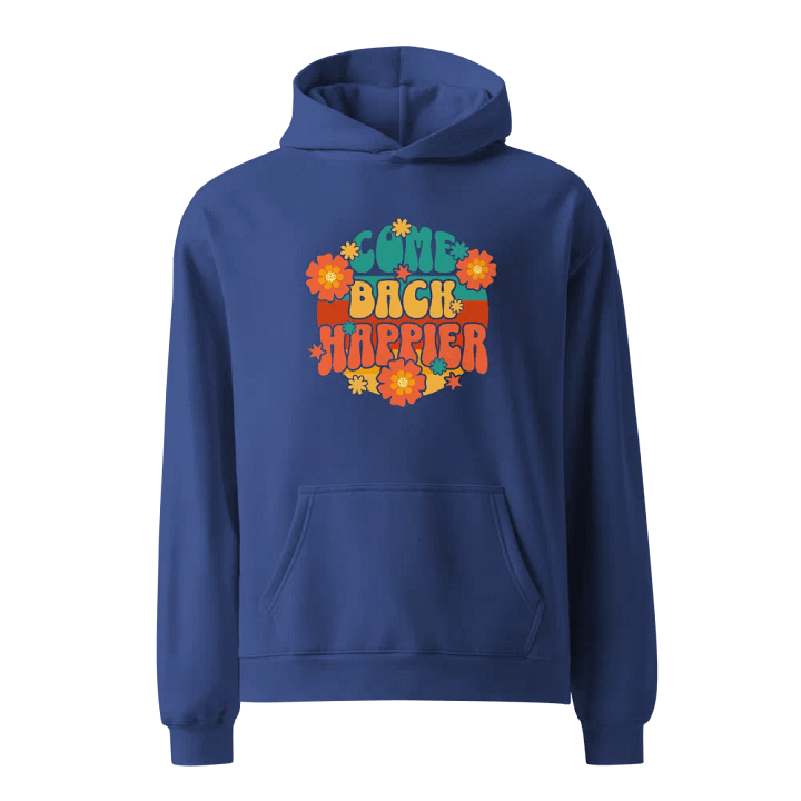 Come Back Happier Unisex Oversized Hoodie product image (6)