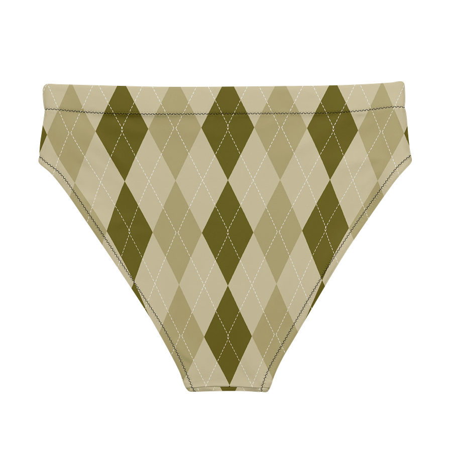 Green Argyle Paradise Bikini Bottoms product image (2)