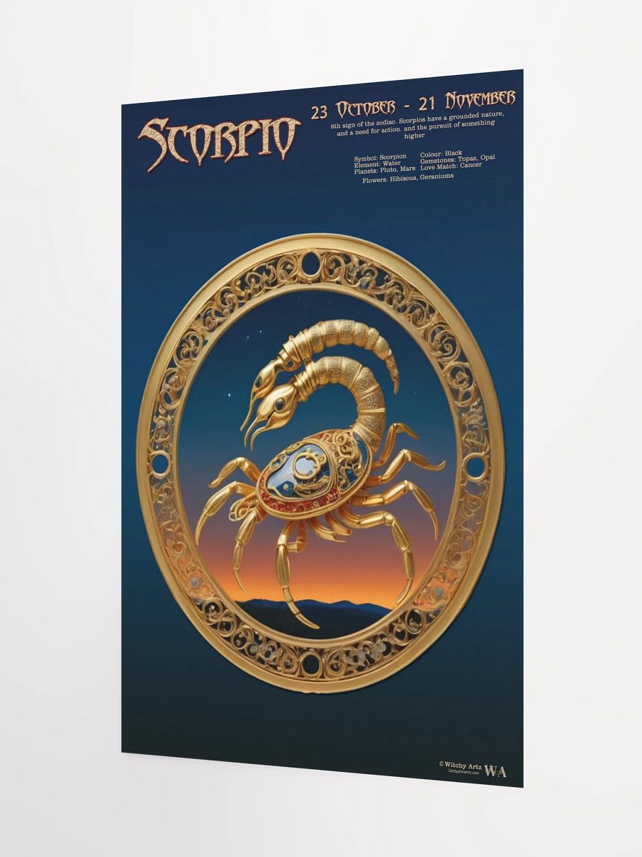 Western Zodiac Poster - SCORPIO product image (8)