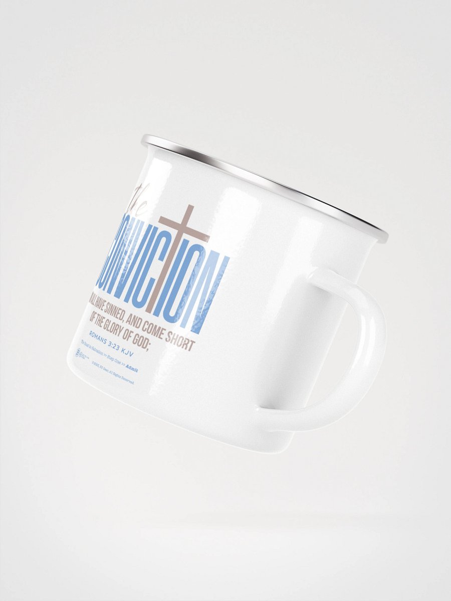 Mug, The Road to Salvation, Step 1, Admit/CONVICTION, Premium Enamel Mug product image (9)