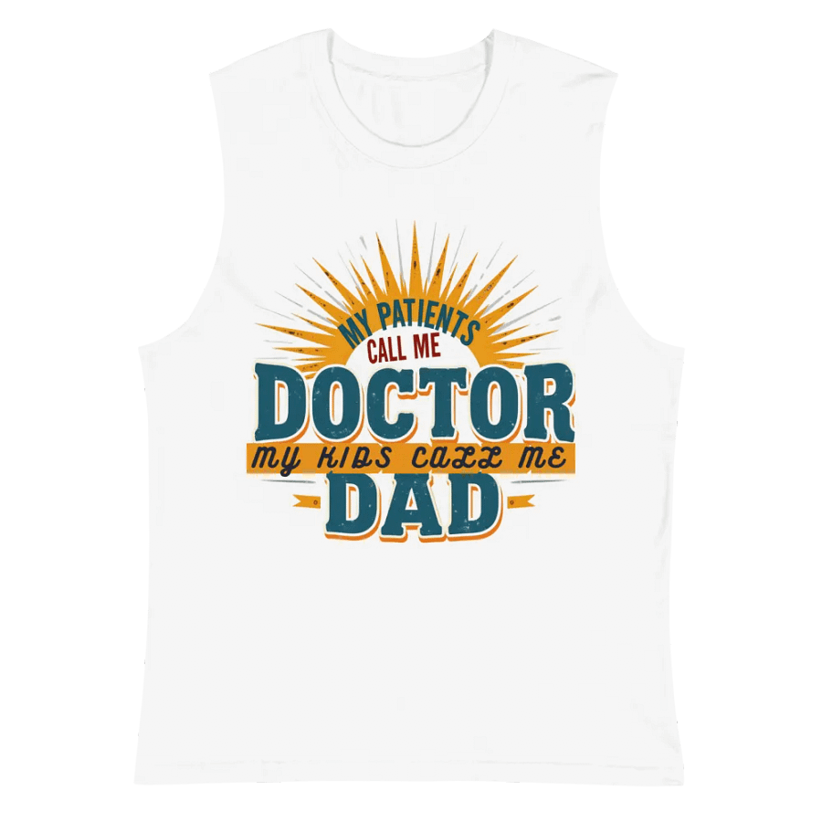 Doctor Dad Sunburst Muscle Tank product image (6)