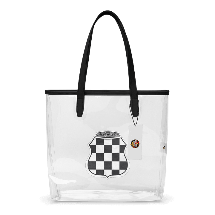 Checkered Guardian Clear Tote Bag product image (1)