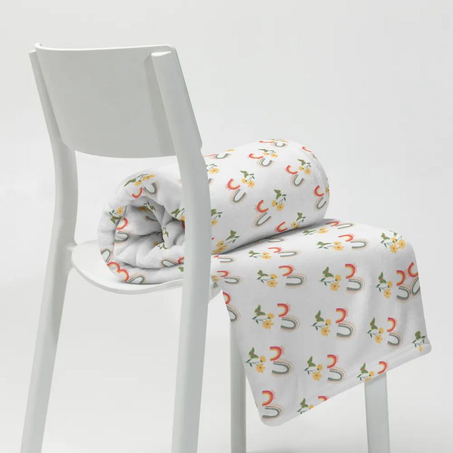 Rainbow Floral Blanket product image (20)