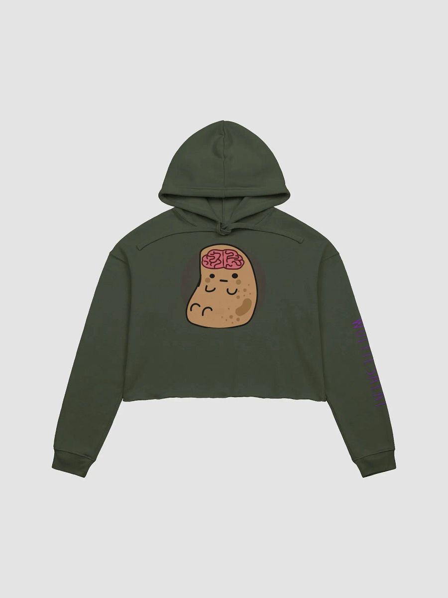 Potato Brain Crop Top Hoodie product image (1)