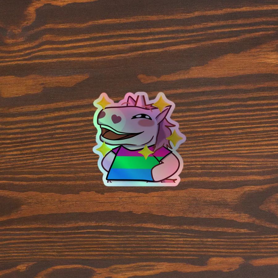 POLY Pride Holographic Sticker product image (5)