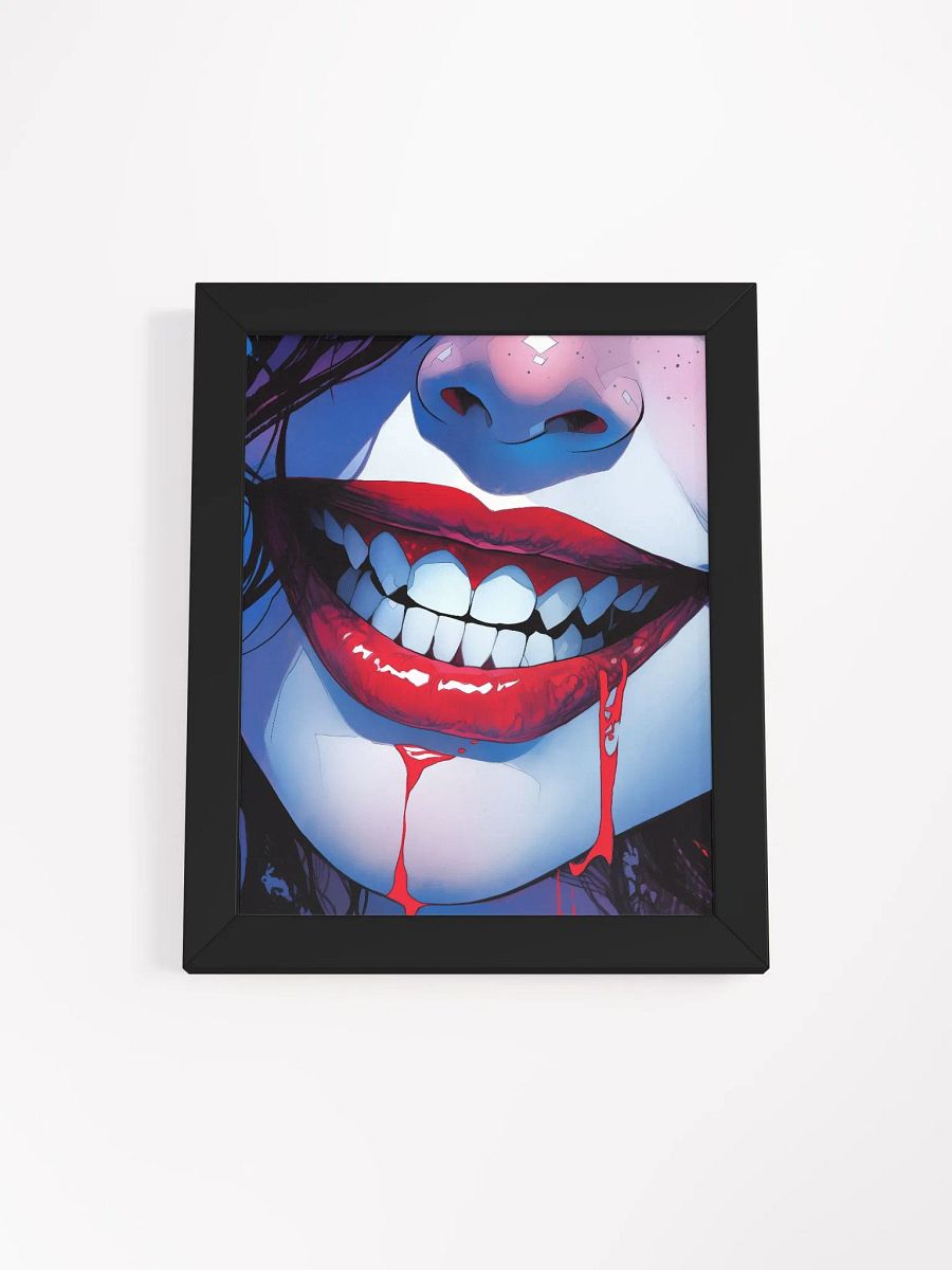 Framed Sanguine Smile Poster product image (13)