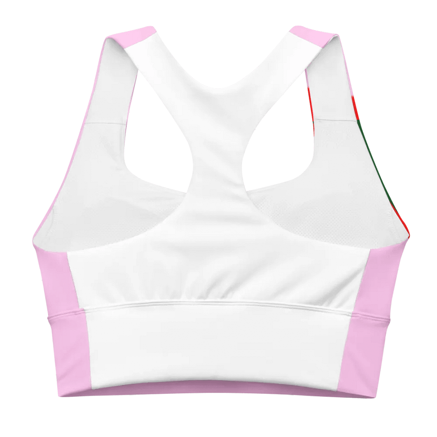 All-Over Print Recycled Longline Sports Bra product image (2)