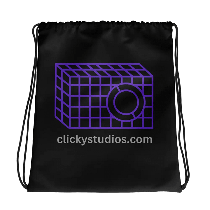 Clicky Studios Drawstring Bag product image (1)