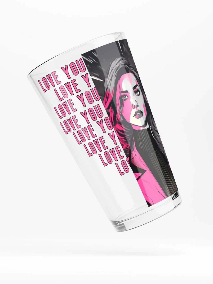 Pris- Love You, Get Fucked Shaker Pint Glass product image (4)