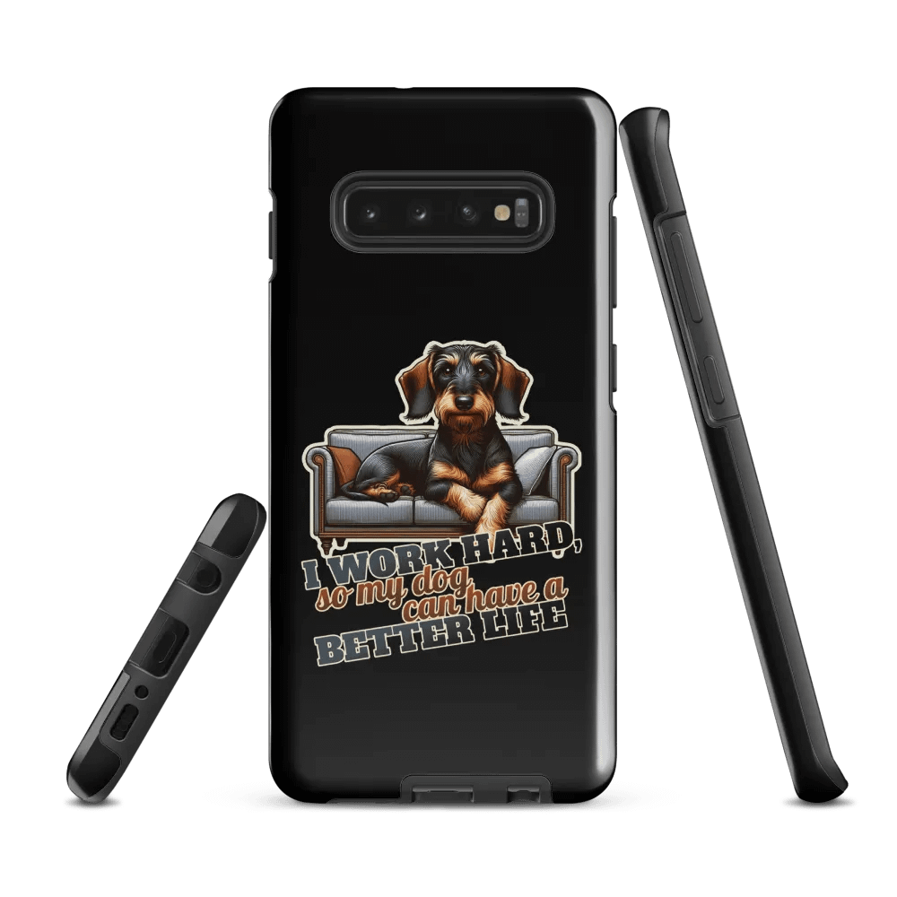 Work Hard – Dachshund - Samsung Tough Case product image (1)