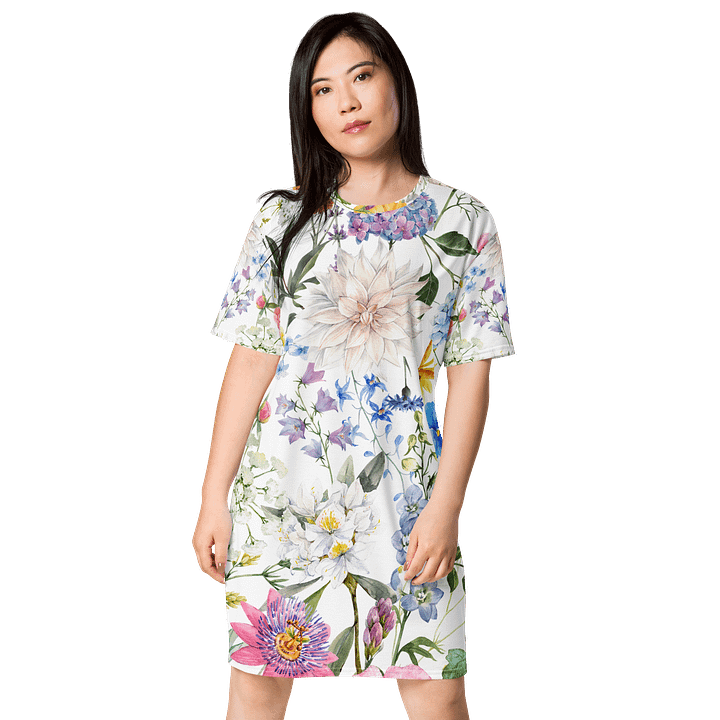 Botanical Blossom All-Over Dress product image (1)