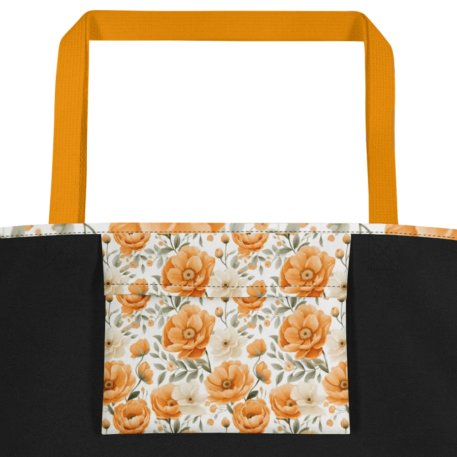 Just Peachy Floral Tote Bag product image (8)