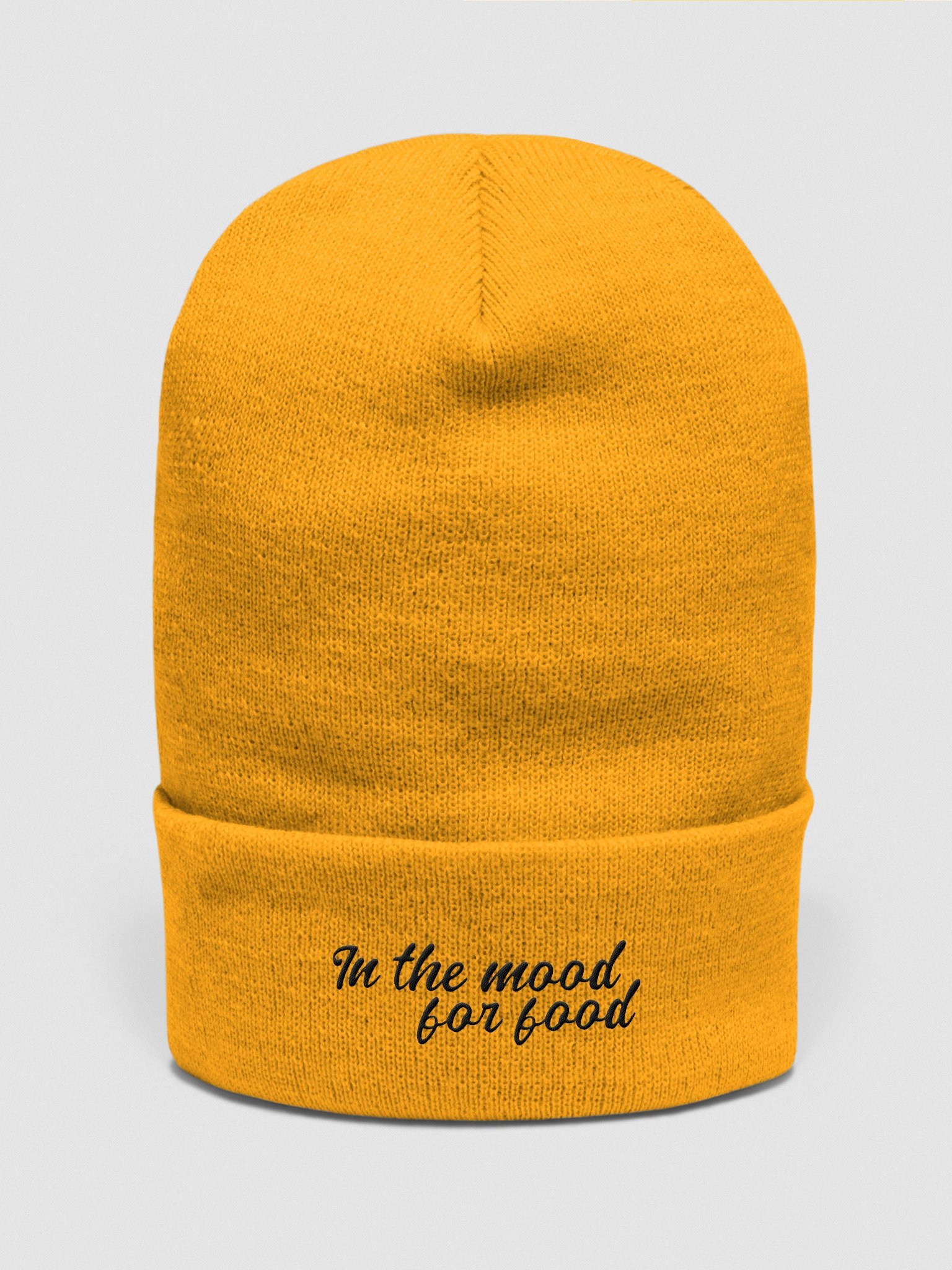 In The Mood For Food – Cuffed Beanie – Black Pepper product image (2)