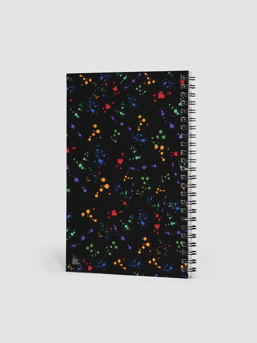 Be Kind Paint Flower Shaped Splash Spiral Notebook Journal product image (2)