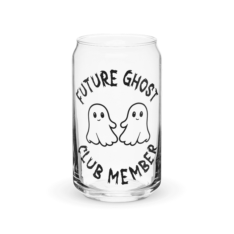 Future Ghost Club Member Glass