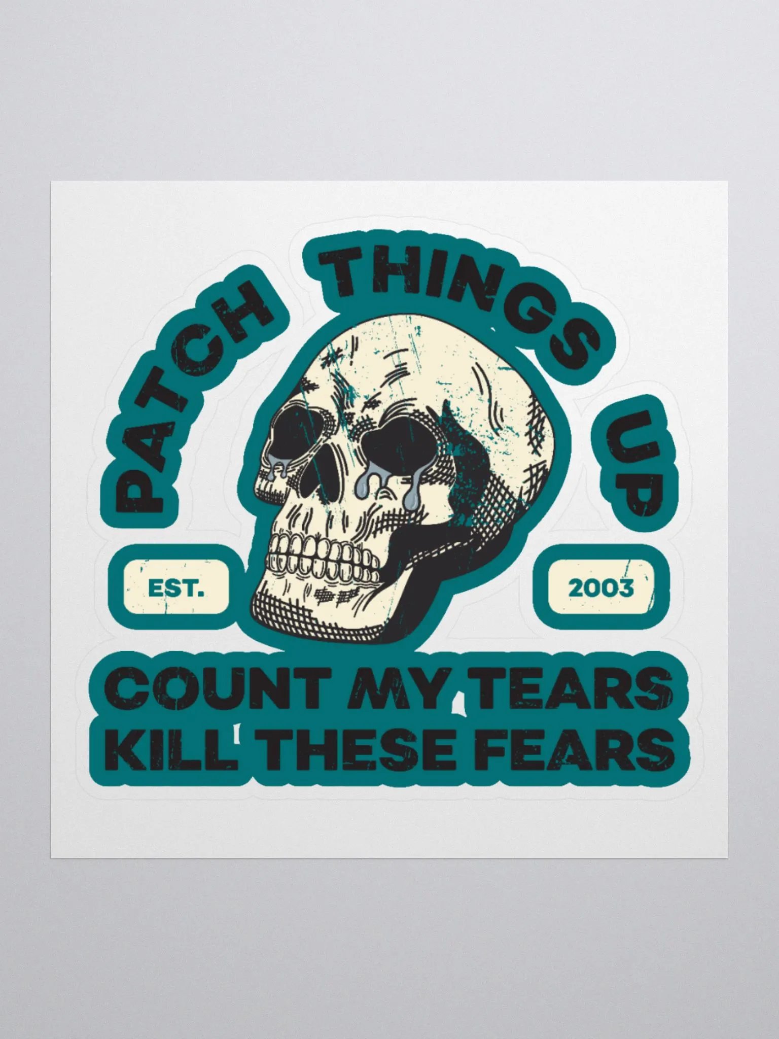 chances taken, hope embraced die cut sticker product image (1)