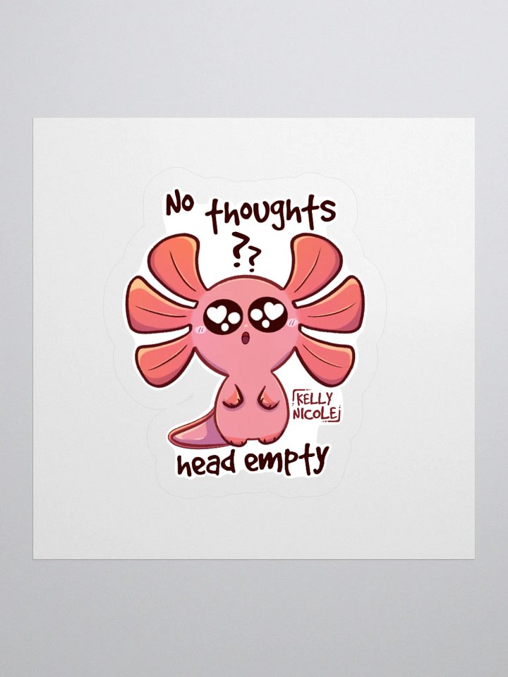 No Thoughts Head Empty Spud Sticker product image (3)