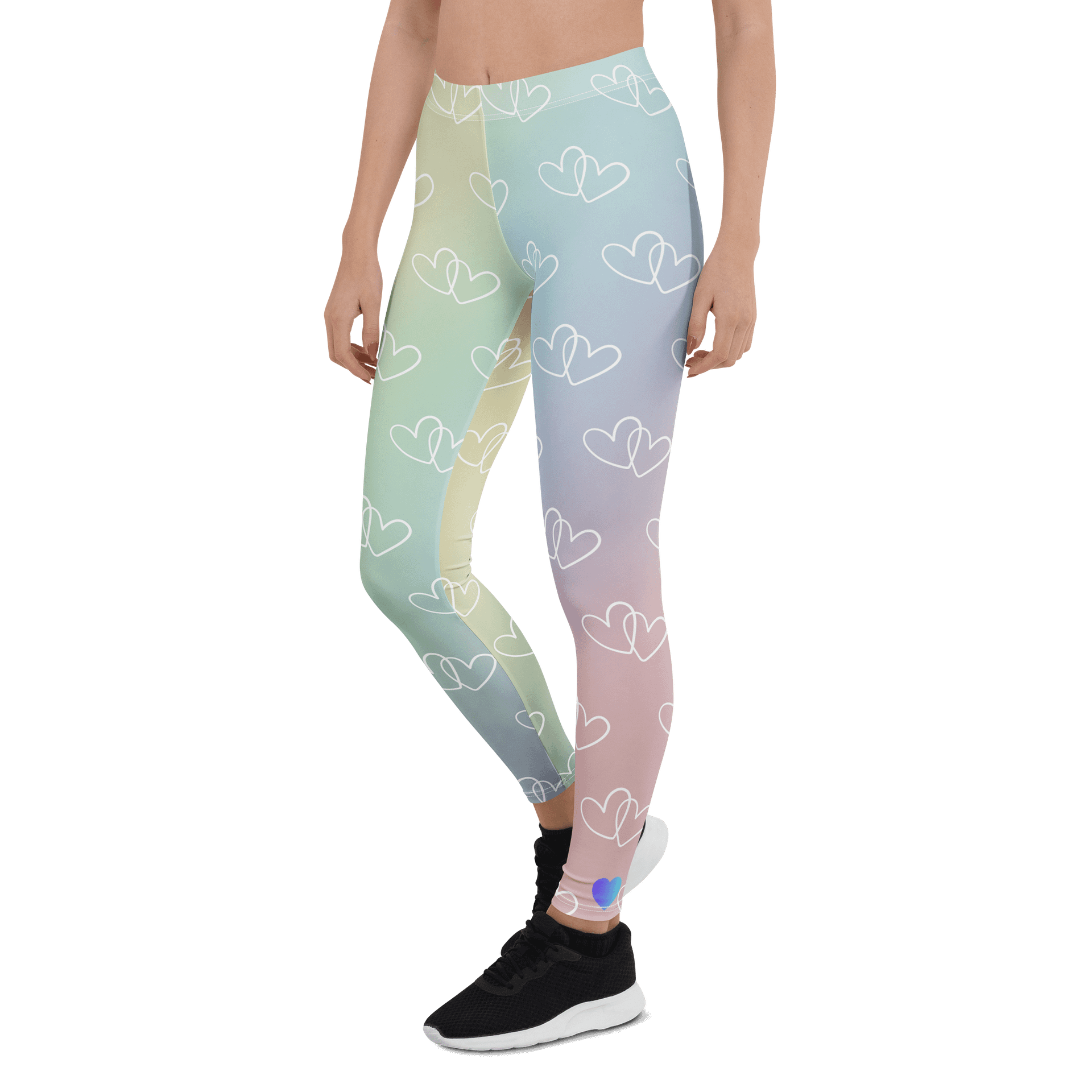 Rainbow Heart Leggings product image (4)
