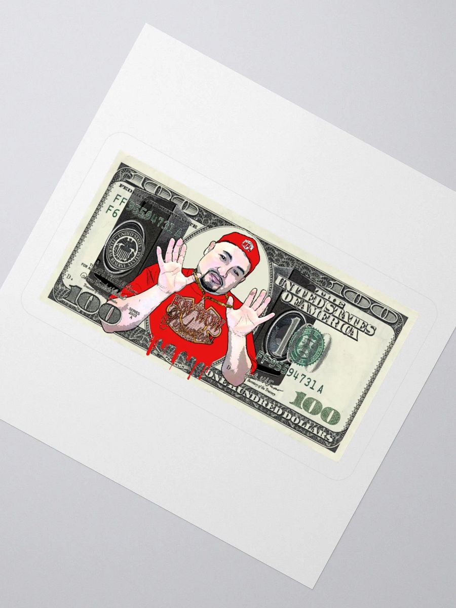Big Face $100 Jayare Sticker product image (2)