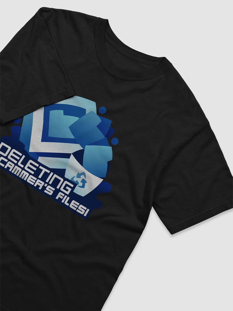 Deleting scammers files tee product image (6)