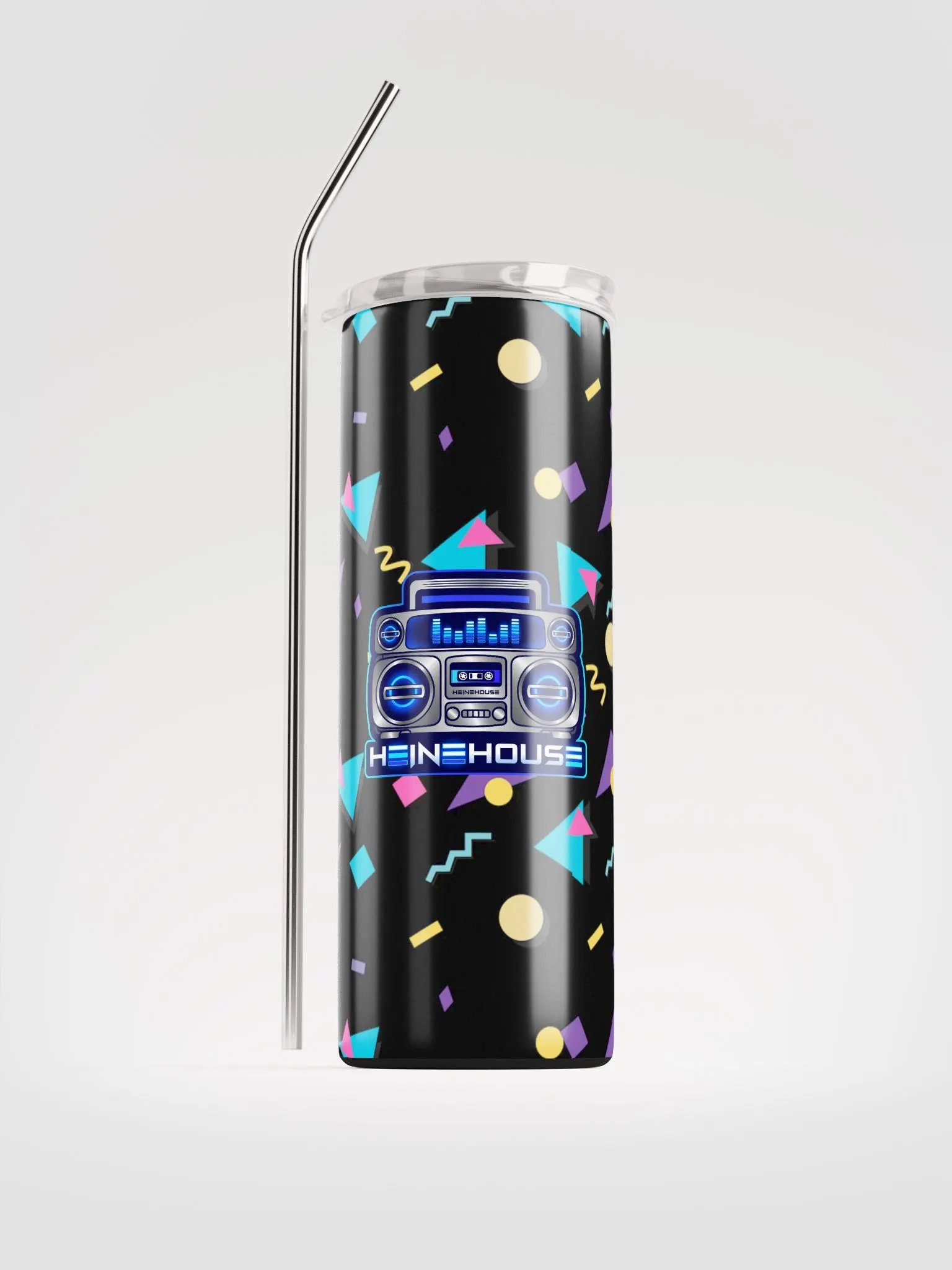 Stainless Steel Tumbler Sippy Cup - Retro Pattern product image (3)