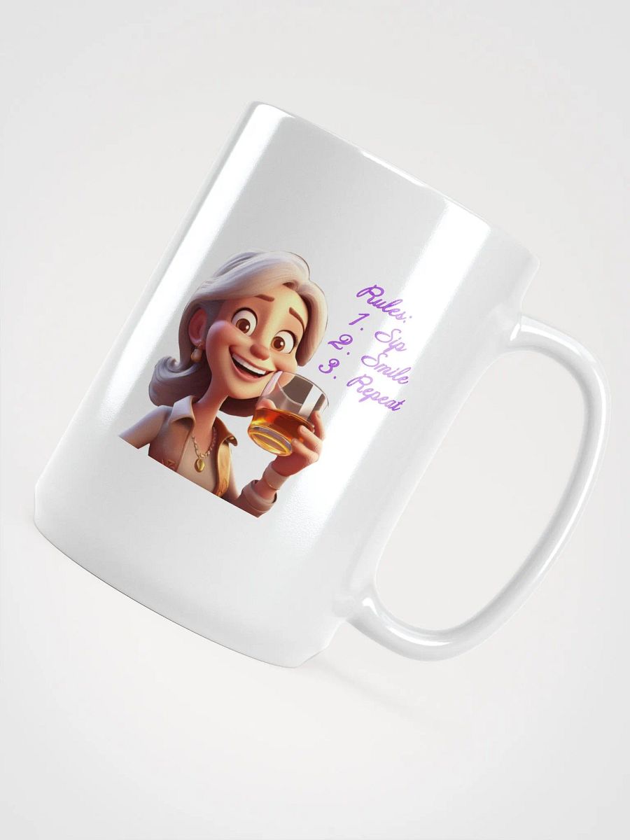 Rules are Sip, Smile & Repeat - Coffee Mug product image (4)