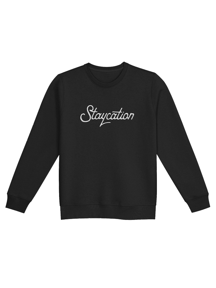 Staycation Organic Cotton Embroidered Sweatshirt product image (1)