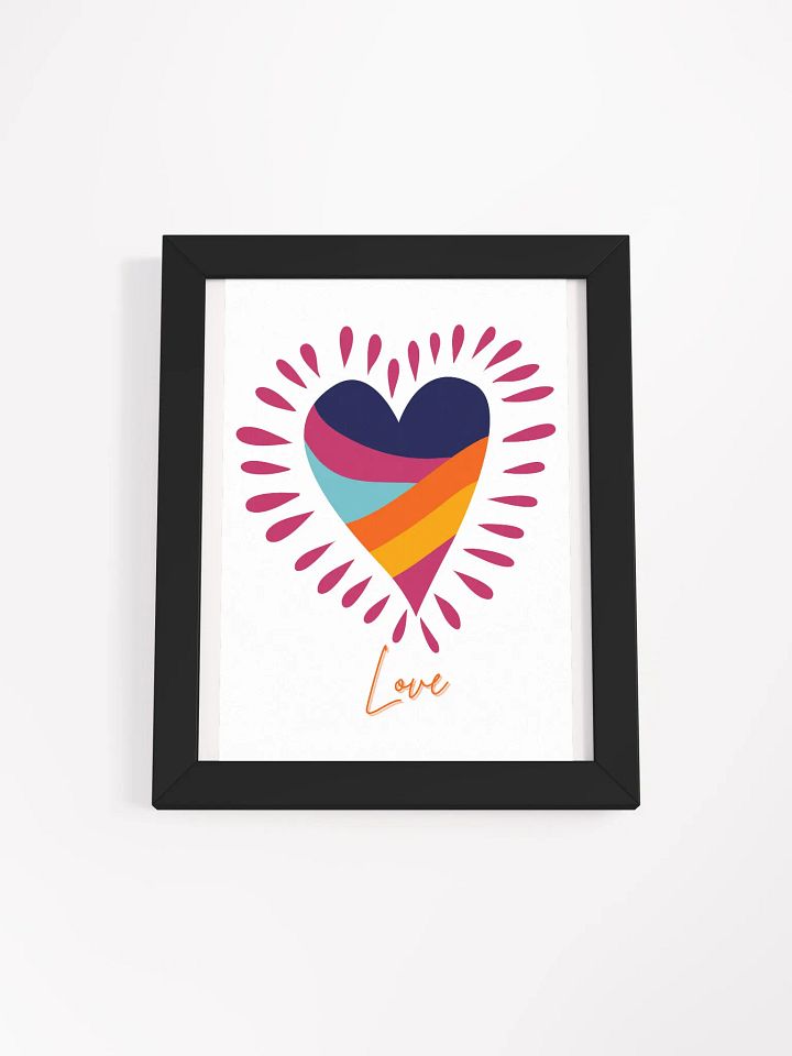 Vibrant Love Framed Poster product image (20)