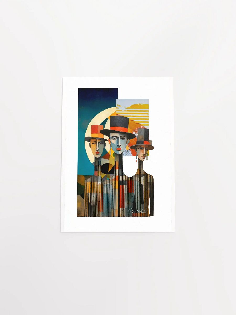 'Come As You Are' by Edward Martin-Modern Abstract Trio Poster product image (5)