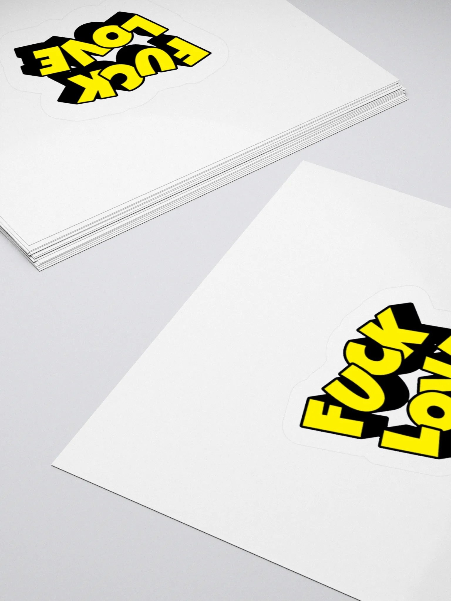 " FUCK LOVE " STICKER product image (10)