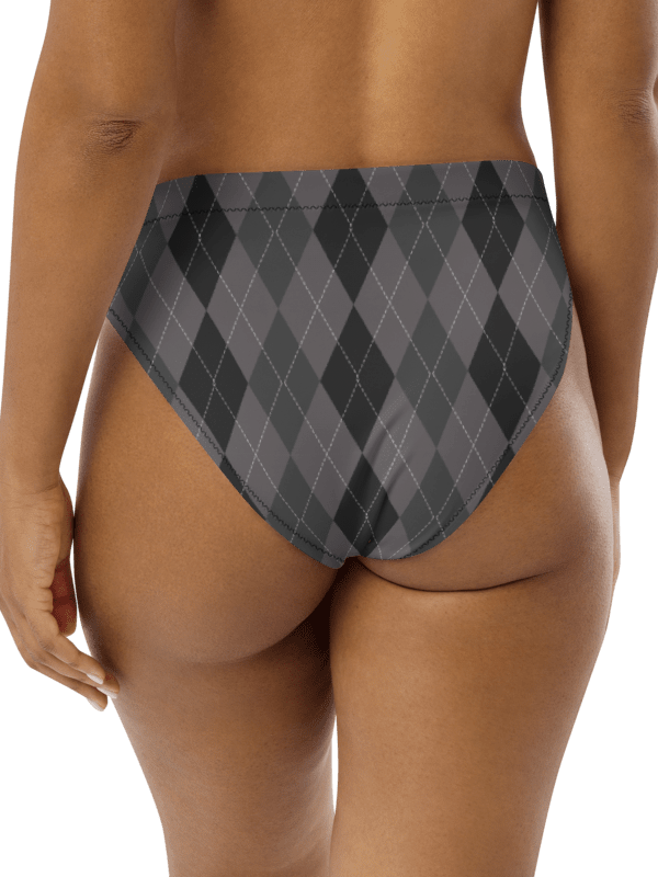 Black Argyle Paradise Bikini Bottom product image (6)