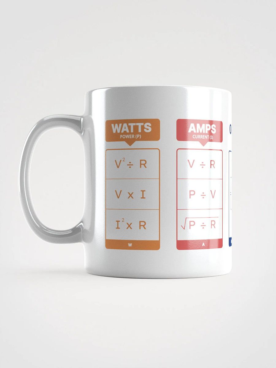 Electrical Formulas - Ceramic Mug product image (18)