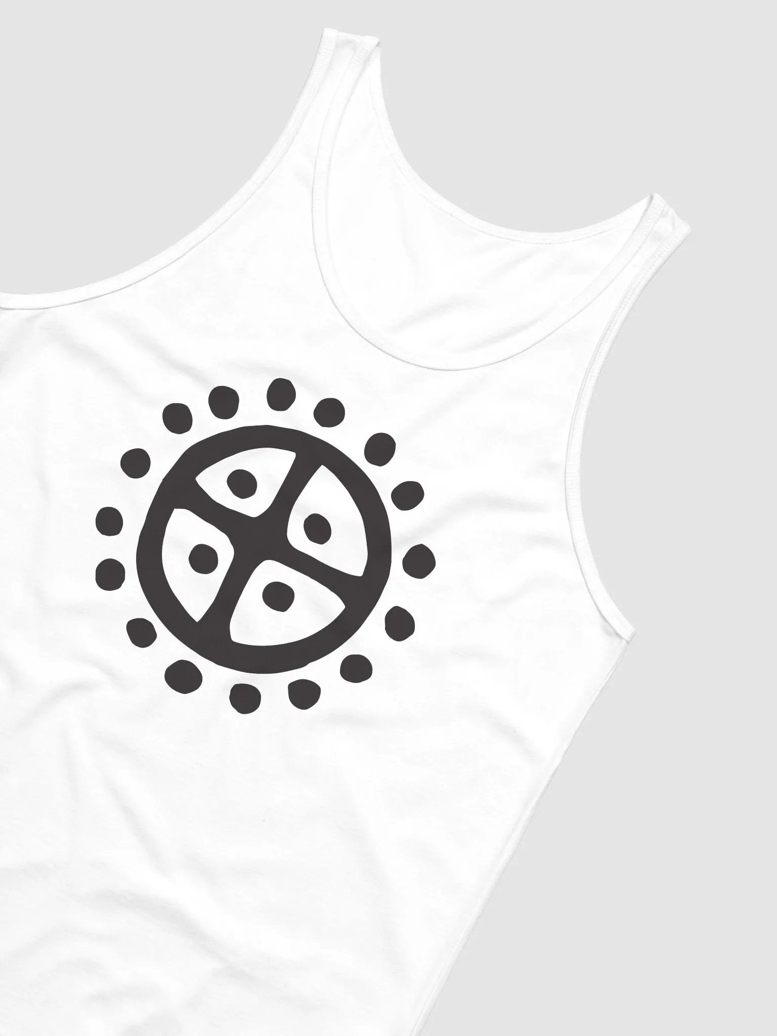 Solar Wheel Men's Tank Top White product image (8)