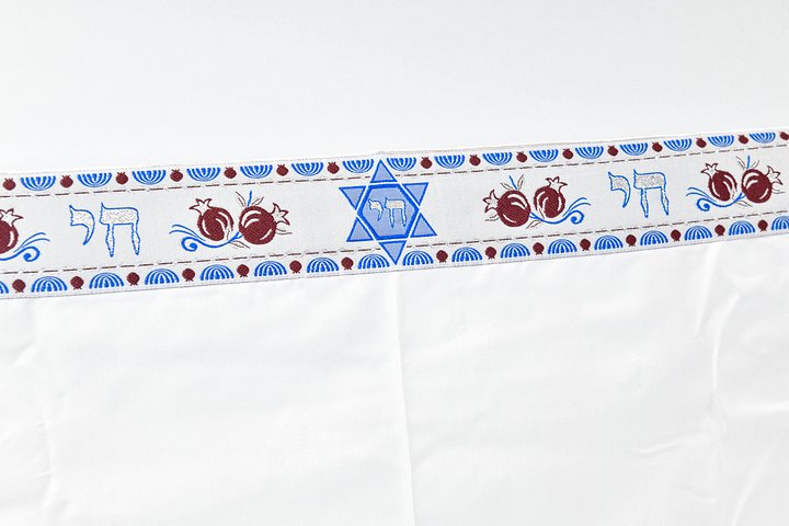 BLUE MENORAH -Small Tallit (Prayer Shawl) KIT product image (1)