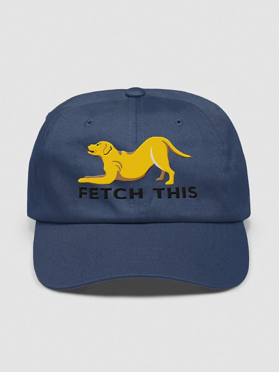 Fetch This Classic Dad Hat(Embroidered) of a Labrador Retriever(Yellow) product image (25)
