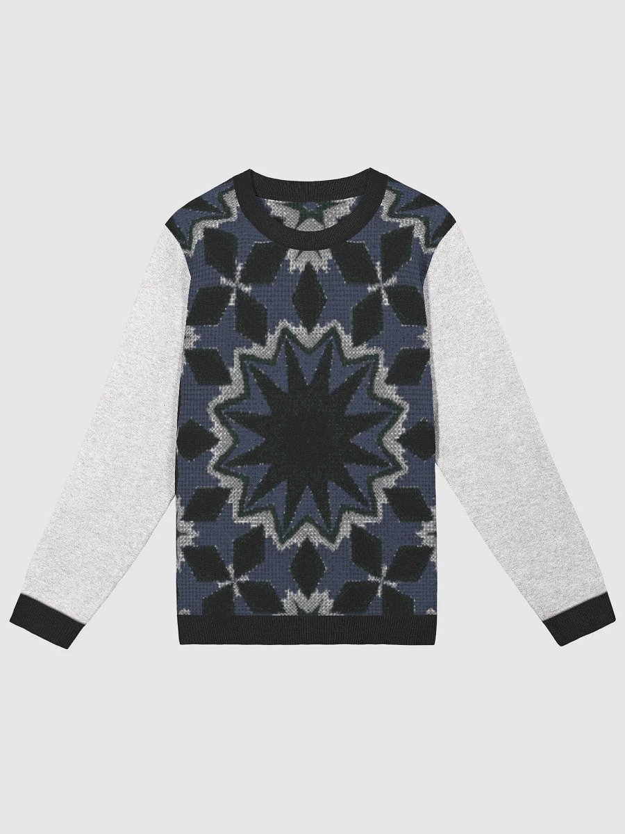 Coastal Breeze Abstract Sweater - Soft and Cozy Boho Knitwear for Everyday Style product image (3)