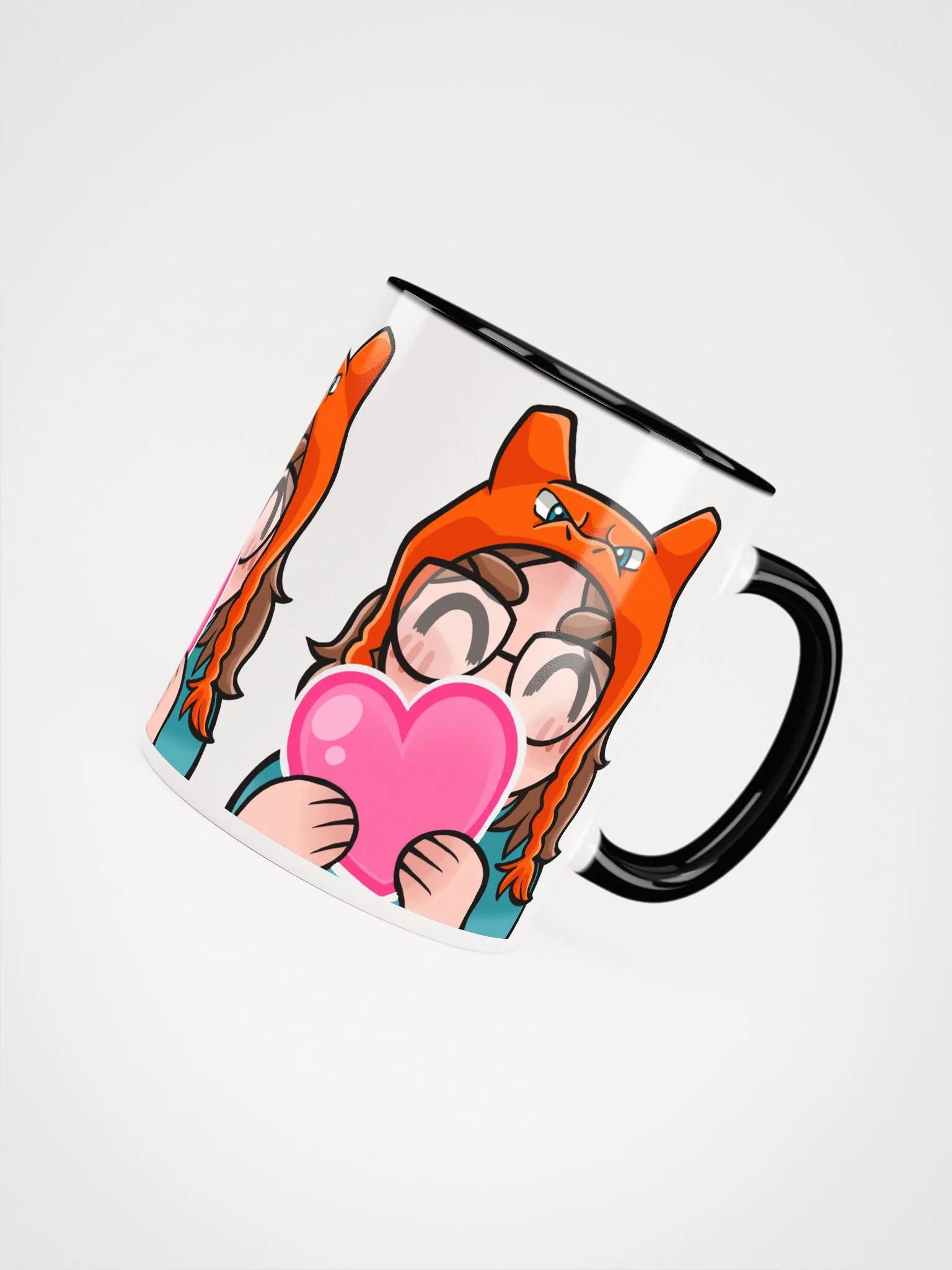 Brave Love White/Black Mug product image (8)
