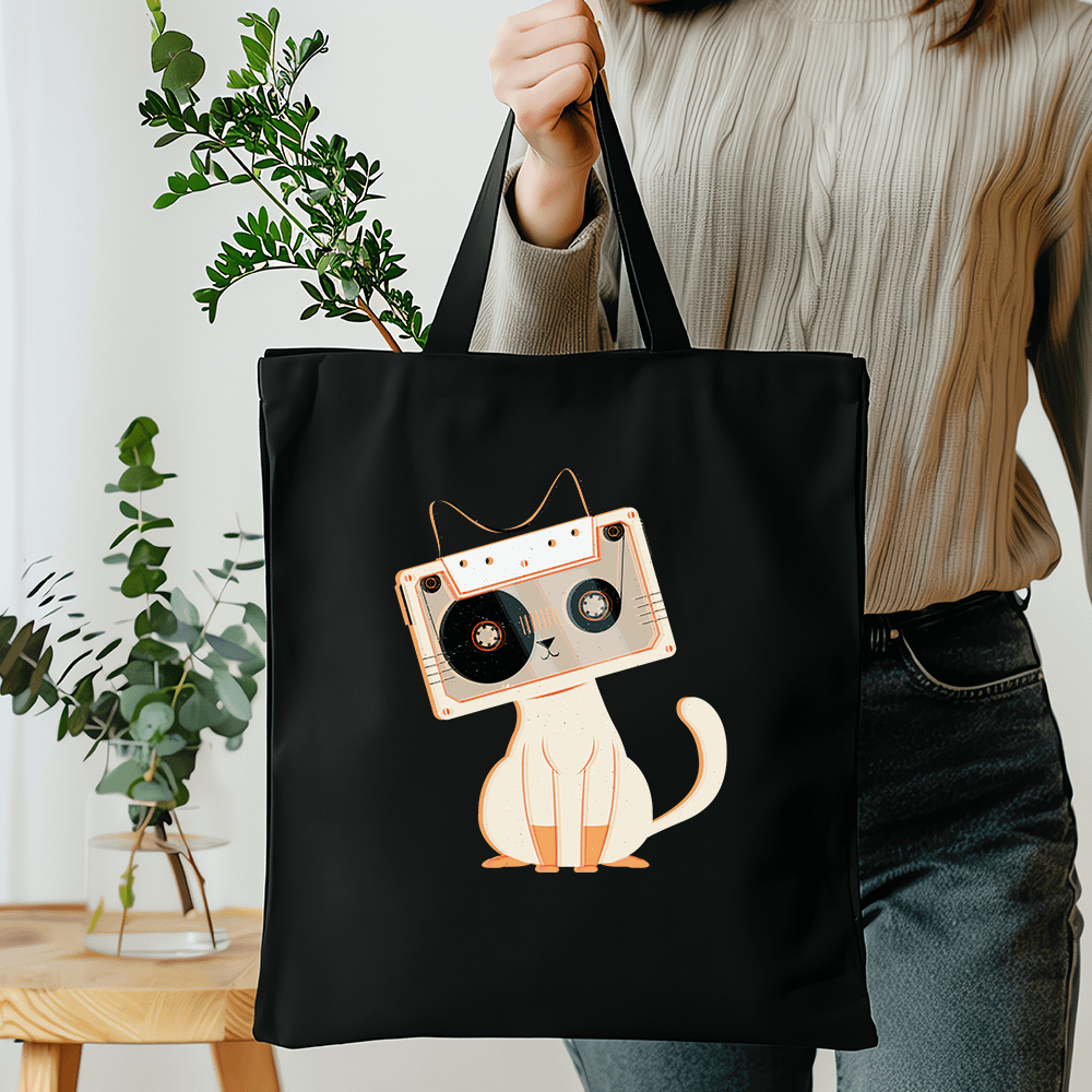 Cassette Tape B Eco-Friendly Tote Bag product image (2)