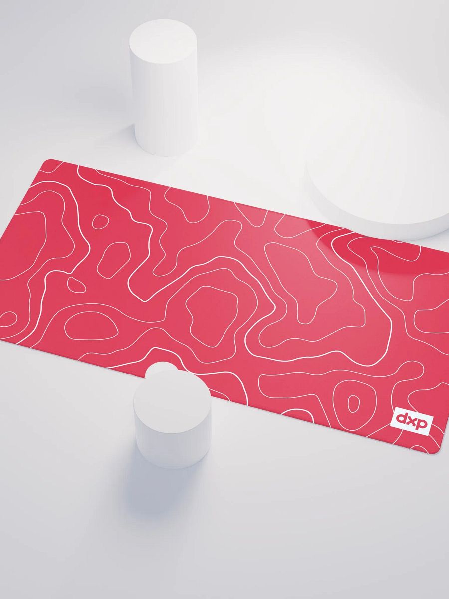 Topography Mouse Pad | Red product image (3)