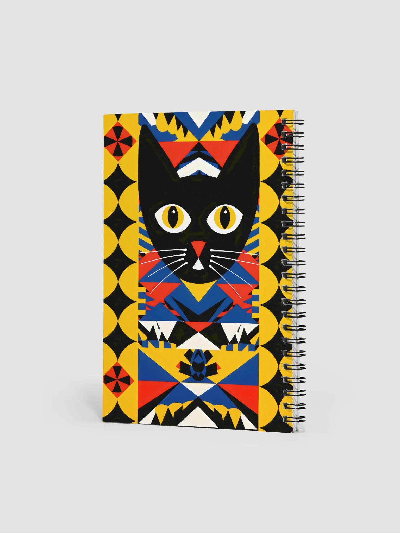 Geometric Cat Dreams Spiral Notebook product image (2)