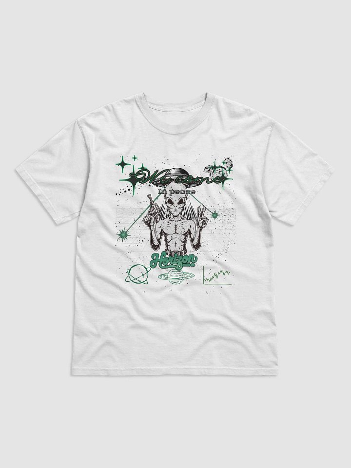 Peaceful Alien Graphic Tee product image (1)