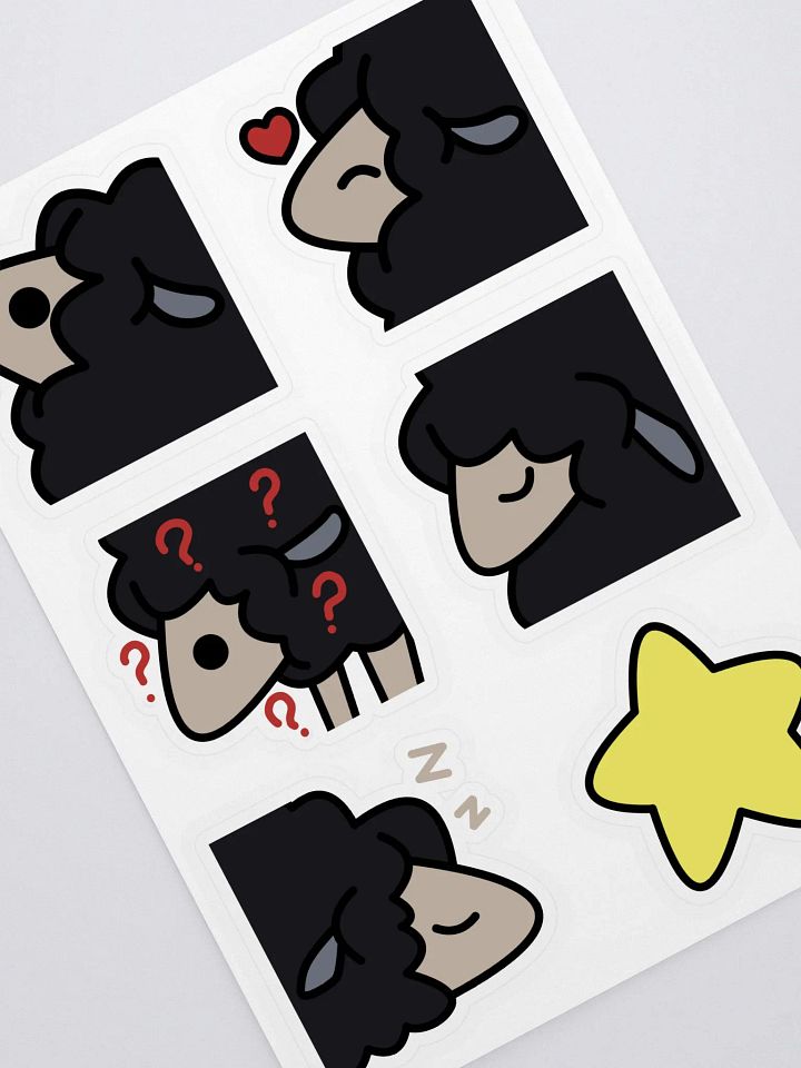 THE BLACK SHEEP STICKER SHEET (SET 2) product image (2)