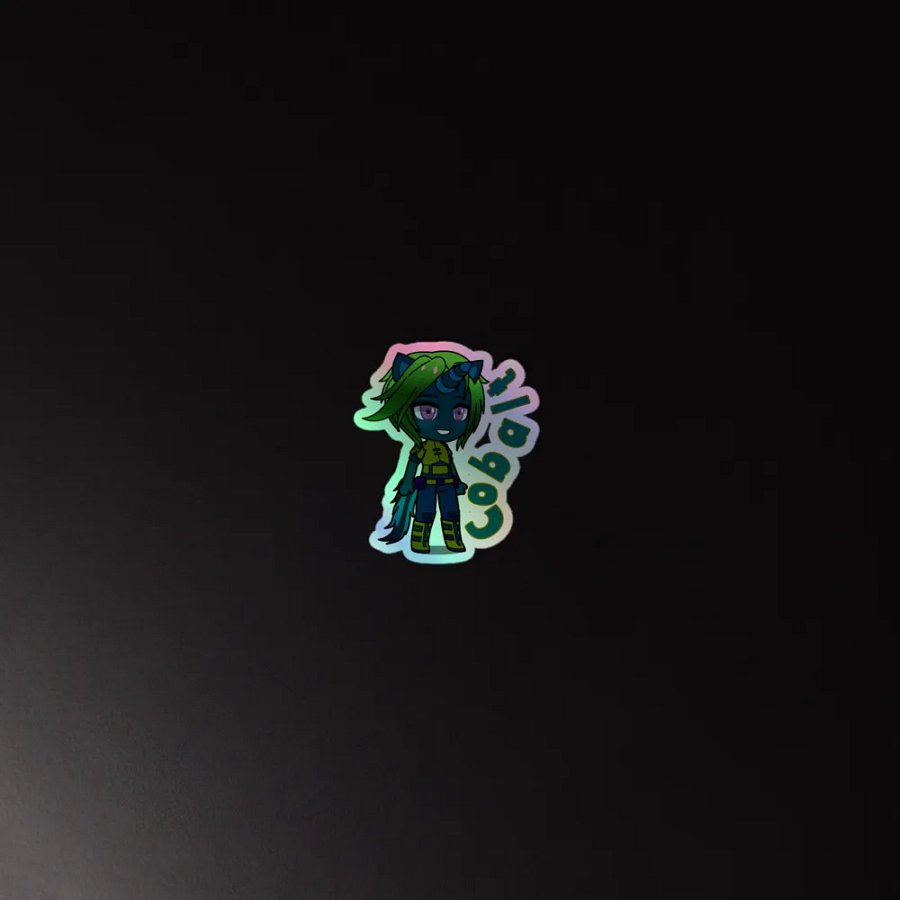 Cobalt - Shadow Unicorns - rainbow sticker product image (2)